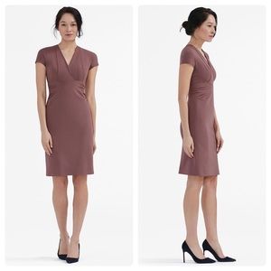 MM Lafleur Cherrywood Sheath Cap Sleeve Dress